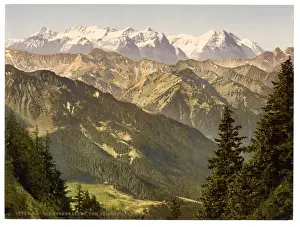 Bernese Alps, from Stanserhorn, Bernese Oberland, Switzerlan