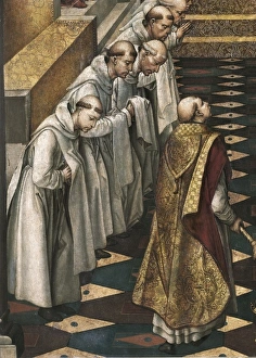 BERRUGUETE, Pedro (1450-1504). Apparition of