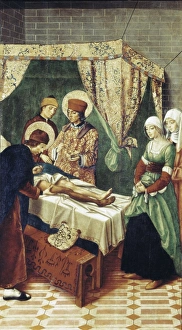 Collegiate Collection: BERRUGUETE, Pedro (1450-1504). The Miracle of