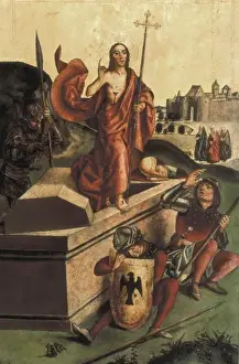 Sevilla Prints: BERRUGUETE, Pedro (1450-1504). Resurrection of