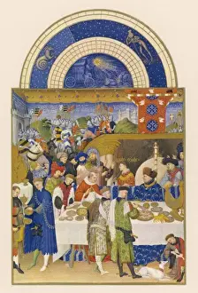 1487 Prints: Berry / January