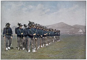Images Dated 6th April 2021: Bersaglieri. Date: 1890s
