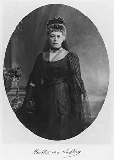 Sophie Prints: BERTHA FELICE SOPHIE VON SUTTNER, nee Kinsky von Chinic und Tettau Austrian novelist
