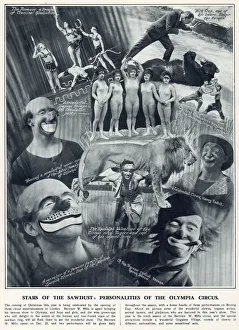 Images Dated 23rd July 2021: Bertram W. Mills Circus at Olympia, London 1928