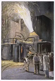 Processes Prints: Bessemer Process / Pigiron
