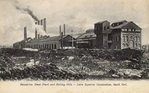 Sainte Prints: Bessemer steel plant, Sault Sainte Marie, Ontario, Canada