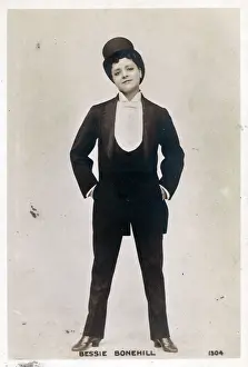 Dancer Prints: Bessie Bonehill music hall male impersonator 1855-1902