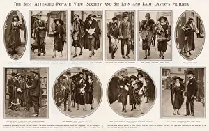 Guest Prints: The best attended private view: society and Sir John and Lady Laverys pictures