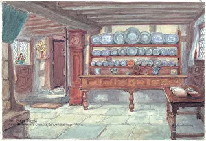 Quatremain Prints: The Best Room, Anne Hathaway's Cottage, Stratford-upon-Avon