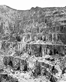 Bethesda Prints: Bethesda Penryhn Slate Quarry, North Wales
