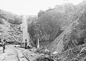 Bethesda Prints: Bethesda penryhn slate quarry, Wales
