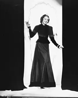 Furness Prints: Betty Furness in a smart evening ensemble by Dolly Tree