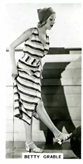 Betty Grable, American actress, dancer, model and singer