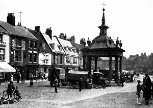 Beverley Market Place early 1900's