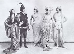 A bevy of girls in a scene from Monte Cristo Jr at the Winter Garden, New York (1919). Produced by the Shubert Brothers