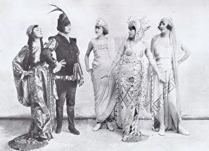 A bevy of girls in a scene from Monte Cristo Jr at the Winter Garden, New York (1919). Produced by the Shubert Brothers. Date: 1919