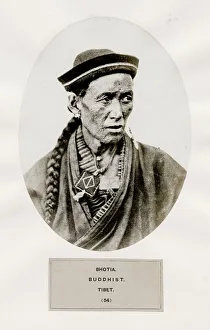 Closeup Prints: Bhotia, Buddhist, Tibet. Bhotiya or Bhot