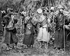 Lama Prints: Bhutanese Lamas, India