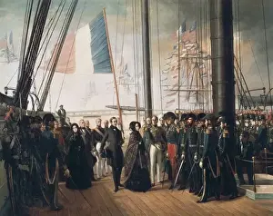 Fran X7be9 Prints: BIARD, Fran篩s Auguste (1799-1882). Queen Victoria