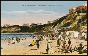 Basques Collection: BIARRITZ / BEACH 1920S?