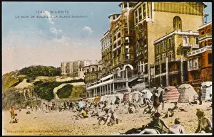 Plage Prints: Biarritz - Miramar Beach
