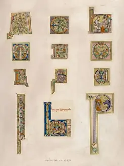 Ornamental Prints: Bible Ms Letters