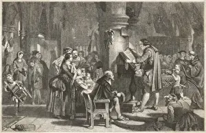 1539 Prints: Bible Reading / St Pauls