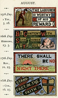 Images Dated 14th September 2017: Bible Texts - 2