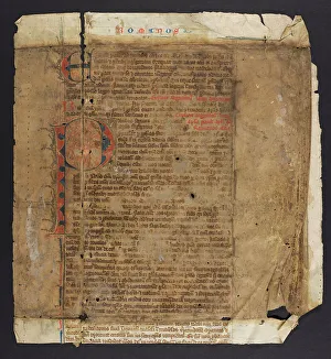 Varying Prints: Biblical Commentary (Fragment)