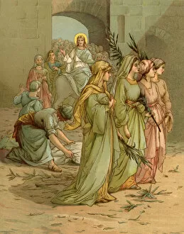 Palms Collection: Biblical Tales by John Lawson, Jesus enters Jerusalem