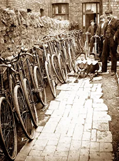 Repairer Prints: Bicycle dealer or repairer early 1900s