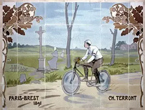 Inflated Prints: Bicycle Race Paris-Brest 1891
