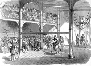 The Bicycle Tournament at the Myrtle-Street Gymnasium, Liver The Bicycle Tournament at the Myrtle-Street Gymnasium, Liver