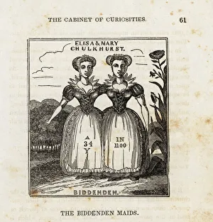 Extraordinary Prints: The Biddenden Maids, 11th century conjoined twins