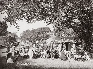 Porter Prints: Big game hunting, tiger hunt in India - a series