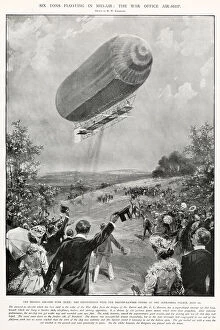 Flew Collection: Biggest experimental airship built at the time, designed by Dr. Barton and F. L