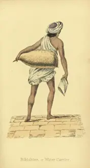 Loincloth Prints: Bihishtee or Indian water carrier