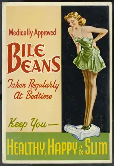 Medicines Prints: Bile Beans Showcard