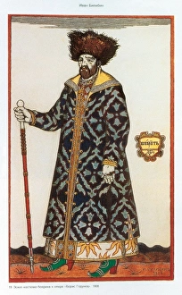 BILIBIN, Ivan Yakovlevich (1876-1942); Godunov, Boris Fyodor