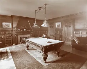 Unidentified Prints: Billiard room