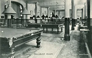 Jack Collection: Billiard Room, Union Jack Club, Lambeth, London
