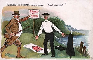 Bather Gallery: Billiards Illustrated - Spot Barred