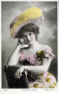 Ostrich Collection: Billie Burke (1884-1970) - American actress, famous on Broadway and in early silent film