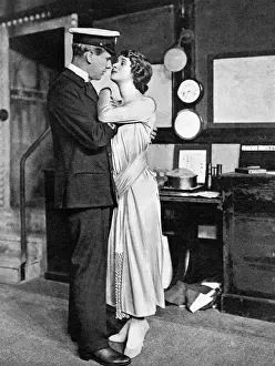 Billie Prints: Billie Carleton & Dennis Eadie in Freedom of the Seas, 1918
