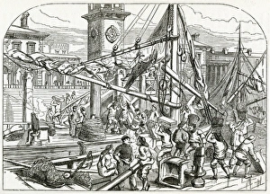 Images Dated 14th August 2017: Billingsgate fish market 1862