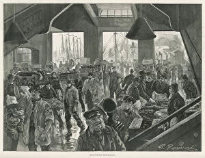 1886 Collection: Billingsgate Fish Market