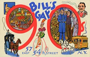 Images Dated 29th July 2016: Bills Gay Nineties, New York, USA
