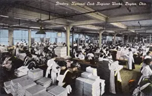 Dayton Prints: Bindery, National Cash Register Works, Dayton, Ohio, USA