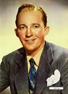 Crosby Collection: Bing Crosby, American singer and actor