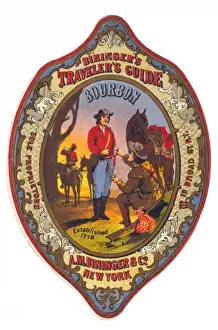 Traveler Prints: Biningers Travelers Guide Bourbon, AM Bininger & Co. New